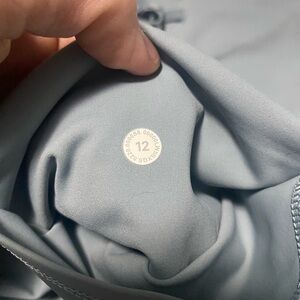 Lululemon Light Blue grey leggings with side pockets